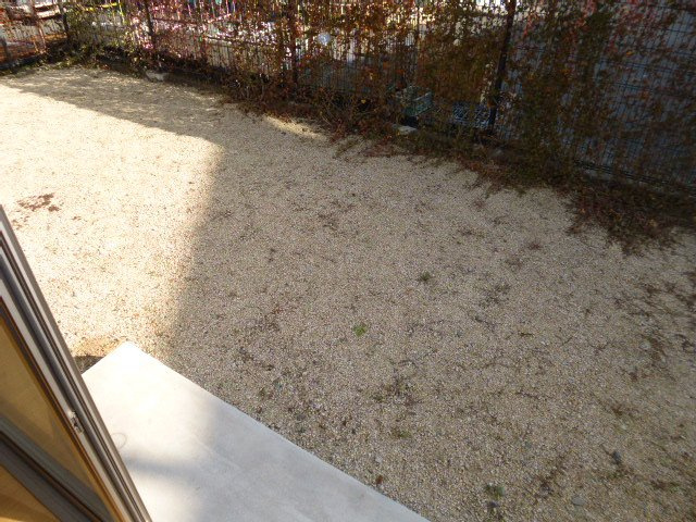 倉敷市中央１丁目の一戸建ての庭