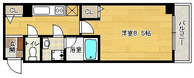 【間取り】 | リバースクエア103