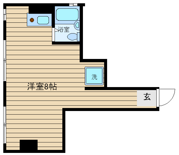 【間取り】 | 城内マンション