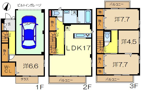 【間取り】 | カレッツァ２番館