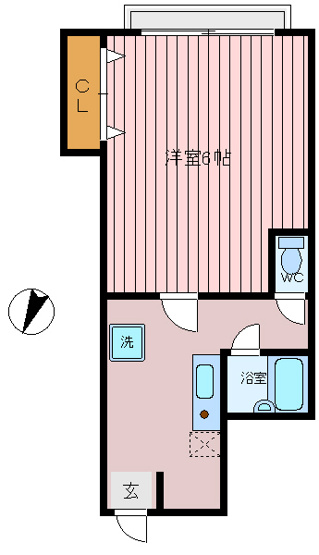 【間取り】 | 魚北ハイツ
