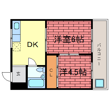 【間取り】 | 御影サンシャイン