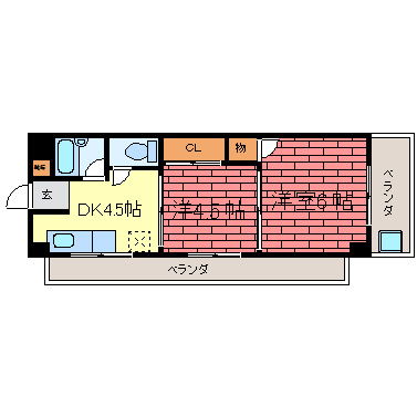 【間取り】 | 御影塚町マンション