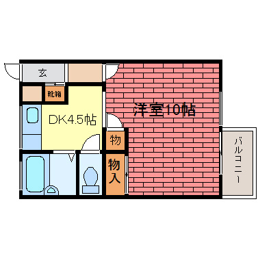 【間取り】 | 佐用マンション