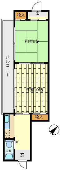 【間取り】 | レジデンス城の下