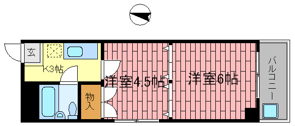 【間取り】 | レジデンストキワ