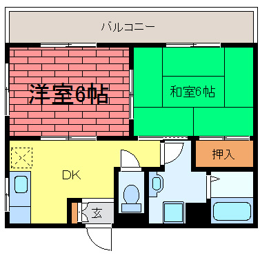 【間取り】 | ロイヤルコート山本通