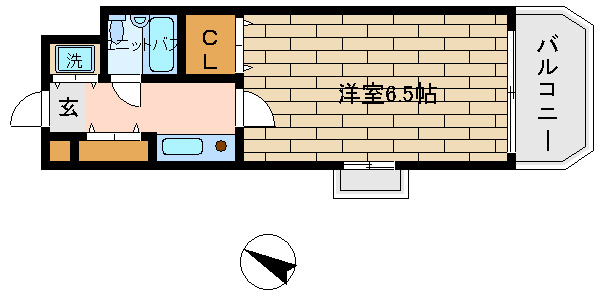 【間取り】 | ライオンズマンション三宮東第二