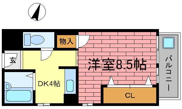 【間取り】 | マンション桂