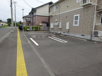 カルムリューの駐車場