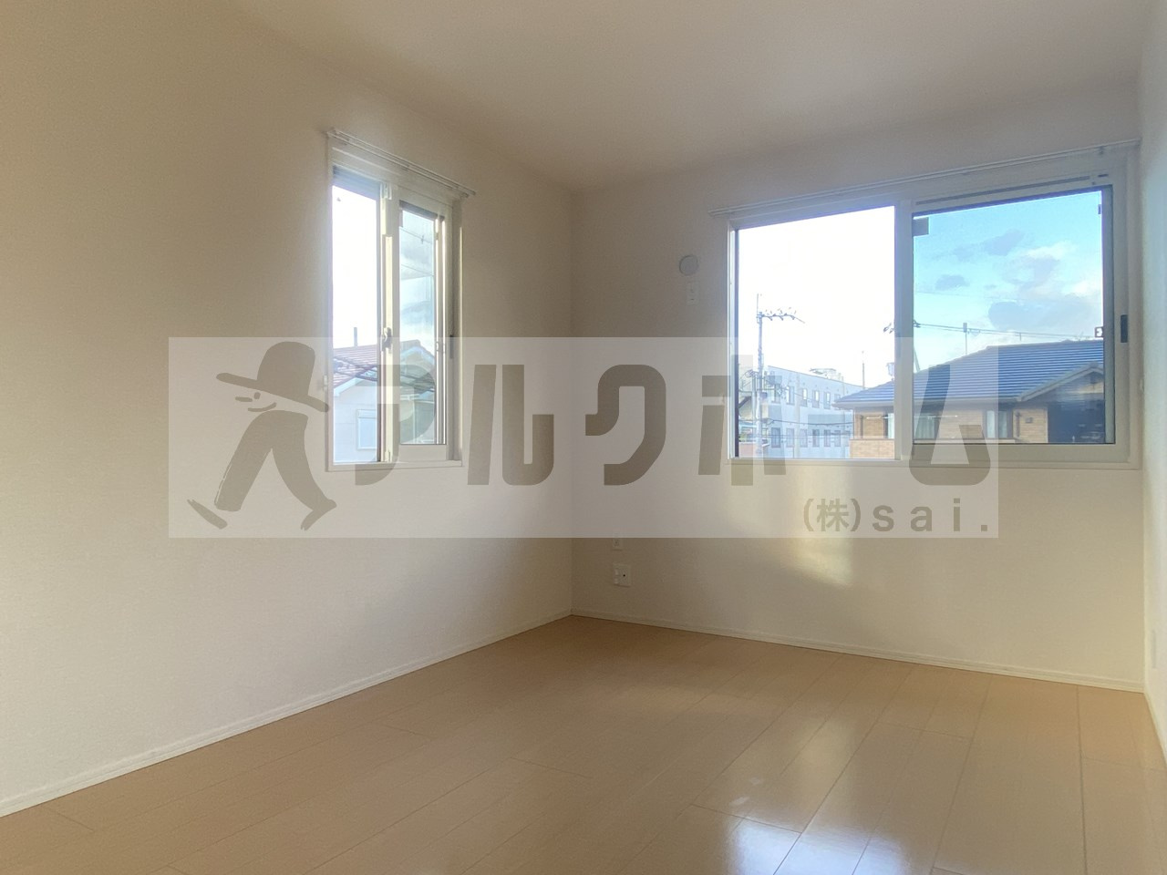 ソレイユドゥの洋室