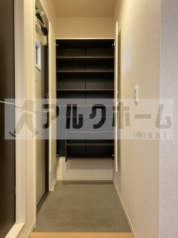 ソレイユドゥの玄関