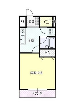 マンションK2の間取り