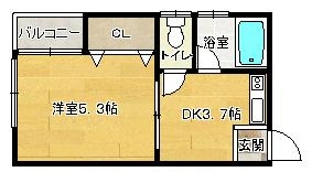 【間取り】 | シャルルＴＡＮＡＫＡマンション