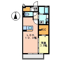 倉敷市新田のアパート