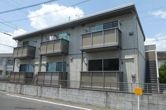 倉敷市宮前のアパートの外観