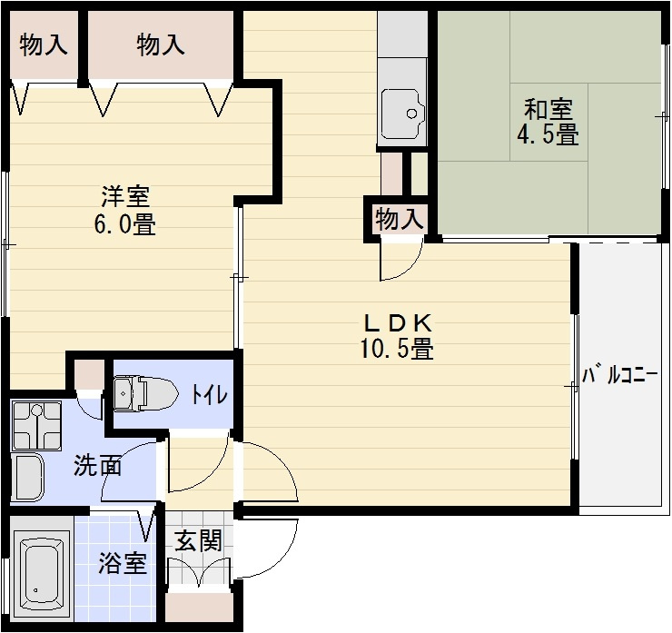 メゾンボヌールの間取り