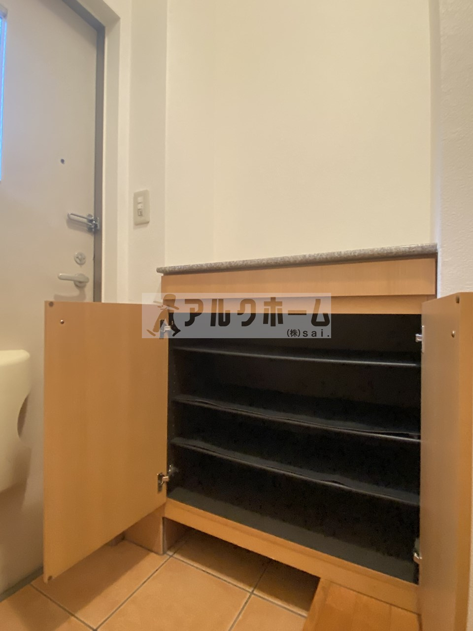 リヴァークラークの玄関