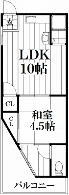 【間取り】 | 稲田シャトークワジマ