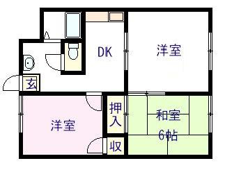 【間取り】 | RICHウエストフィールド