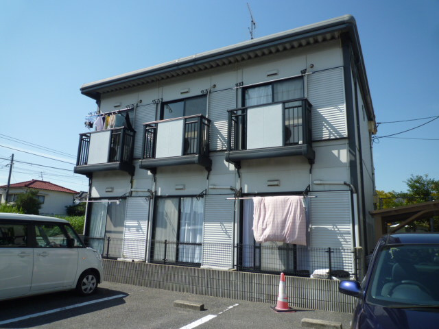 倉敷市中庄のアパートの外観
