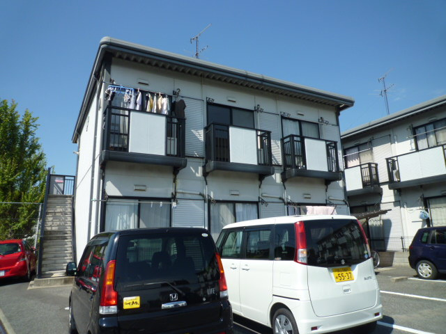 倉敷市中庄のアパートの外観