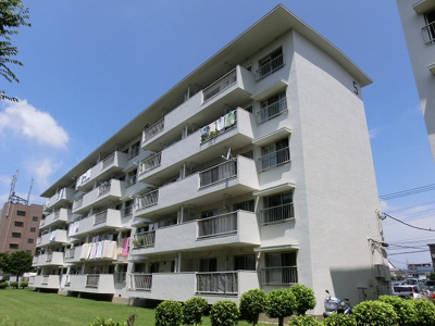【外観】 | 夏見台団地５号棟 | 夏見台団地５号棟　鉄筋コンクリート造５階建