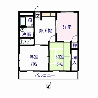 【間取り】 | サンヴェール城東