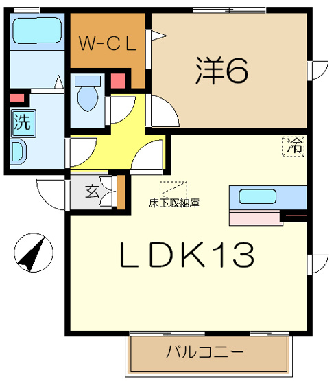 【間取り】 | タウンシャトル２