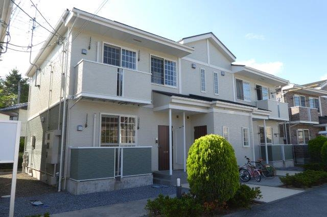 倉敷市真備町箭田のアパートの外観
