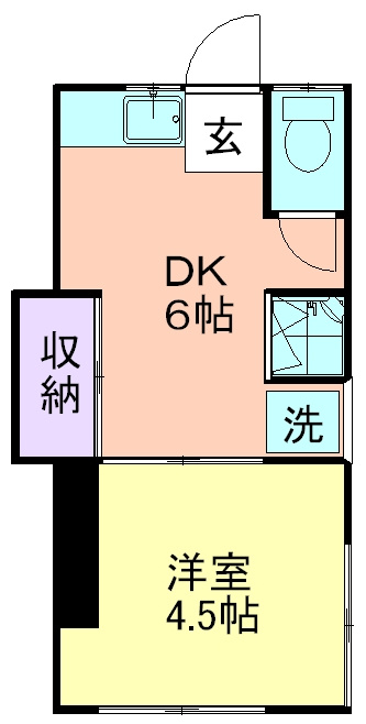 高橋荘の間取り