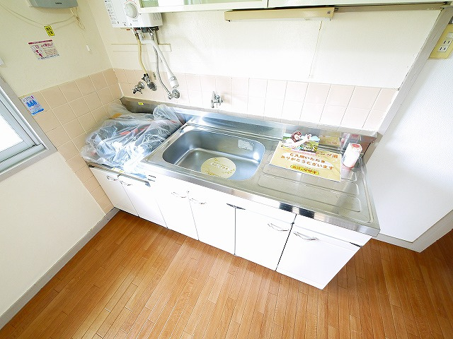 中登美団地(個人）のキッチン|お料理しやすいキッチンです