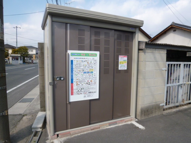 倉敷市福島のアパートのその他共用部分|敷地内ゴミST・当番なし