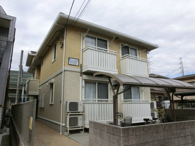 【外観】 | ラヴァ・フロー | ラヴァ・フロー　軽量鉄骨造2階建て