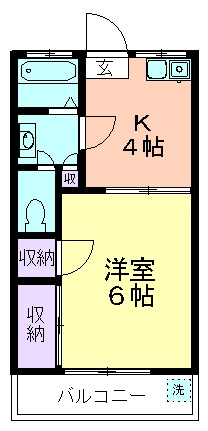 第五嶋田ハイツの間取り