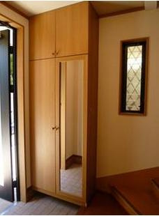 【玄関】 | 西原1丁目戸建 | シューズボックス付きなので、ファミリーにも嬉しいです(*´▽｀*)