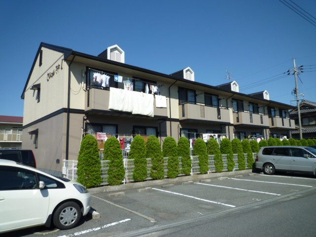 倉敷市茶屋町のアパートの外観