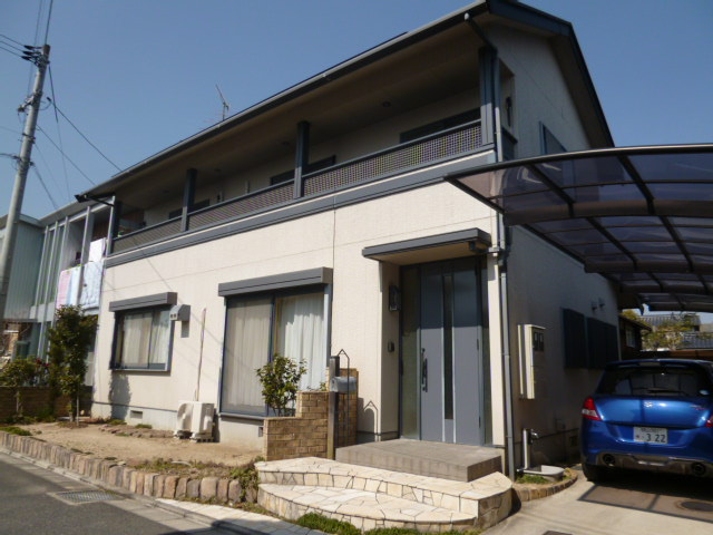 倉敷市上東の一戸建ての外観