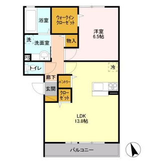 【間取り】 | ベル・アジュールⅡＡ
