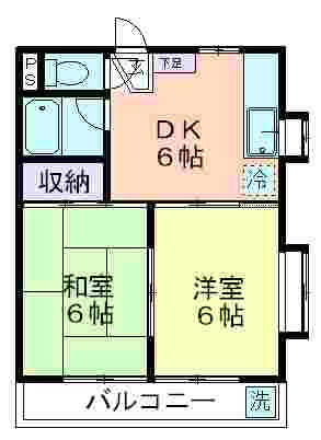 ハイツリベルテの間取り