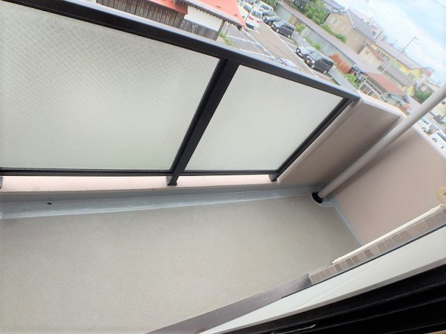 プラザ本町イーストのバルコニー
