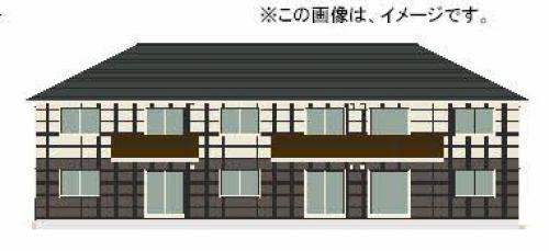 倉敷市中庄のアパートの外観
