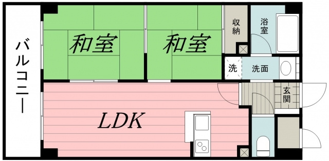 フジタマンションの間取り