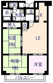 【間取り】 | エスポワール