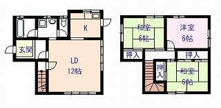 【間取り】 | 森川戸建
