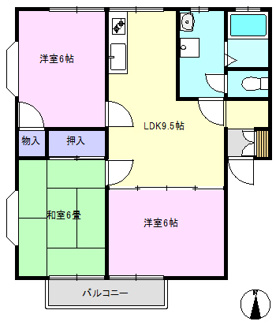 【間取り】 | アーバンハイムソアラⅠ