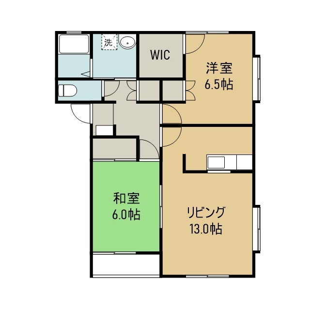 スクエアAの間取り