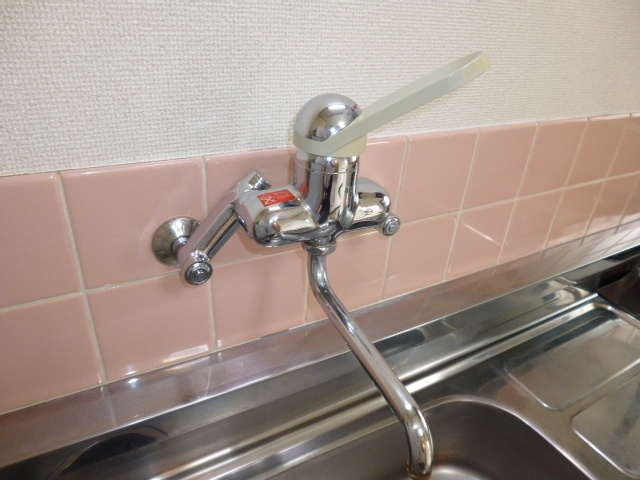 茶屋町エビスコーポのキッチン|シングルレバー