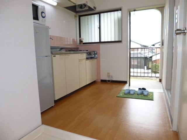 茶屋町エビスコーポの内装|キッチン