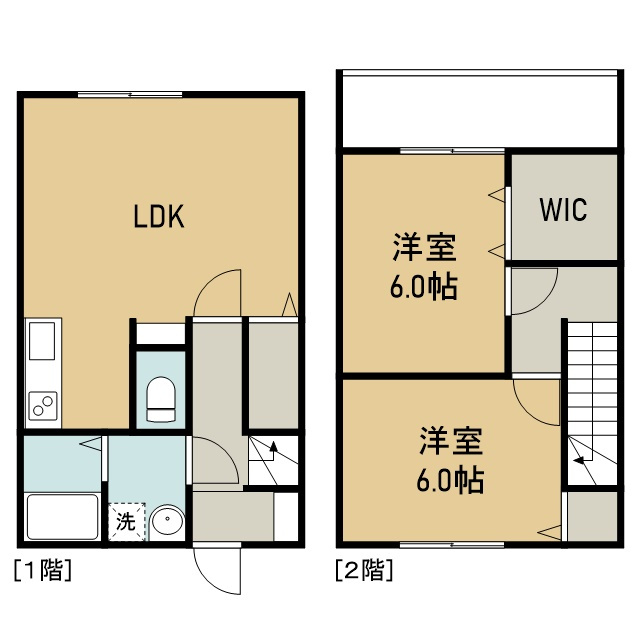 ヴァロリス向中野の間取り